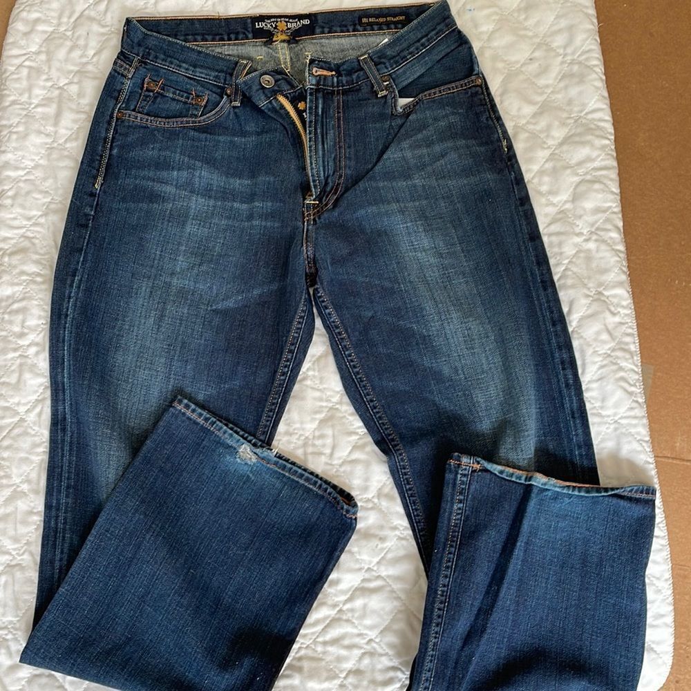 NEW Men’s vintage lucky brand 181 relaxed straight 32 inch waist 32 inch inseam